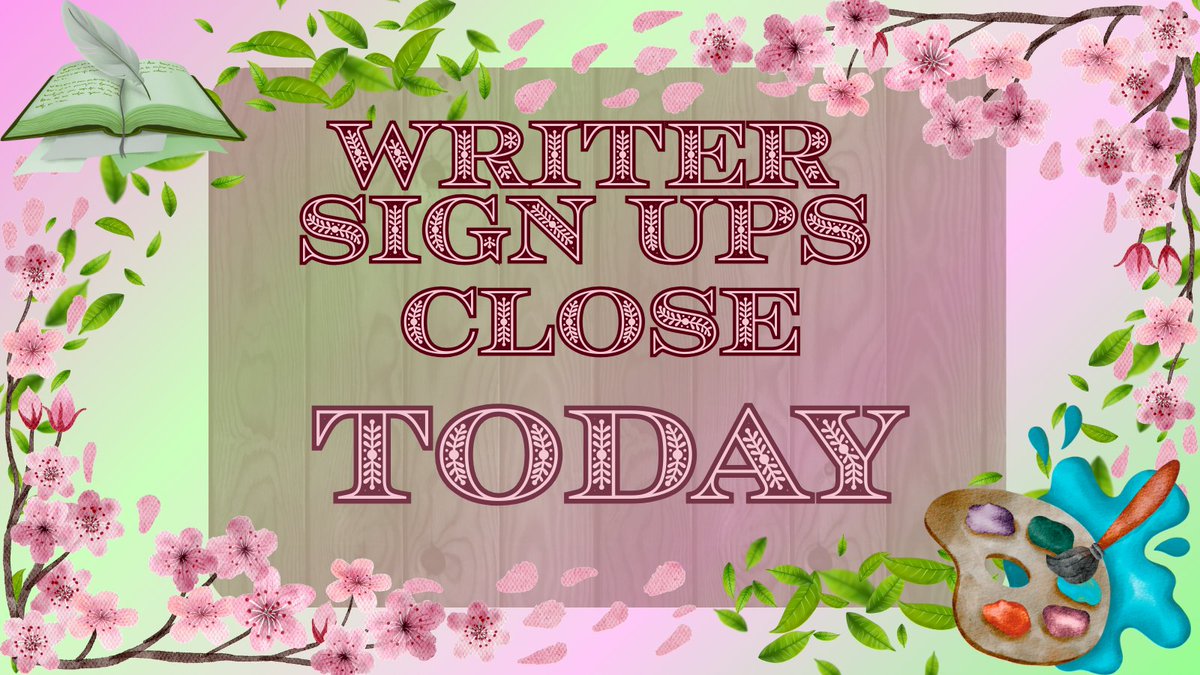 GreenteaHanami's tweet photo. A Little late for this post, but Writer Sign Ups are now closed!

Artists and Betas still have until the end of the month!~ https://t.co/o0bqDXzOVh