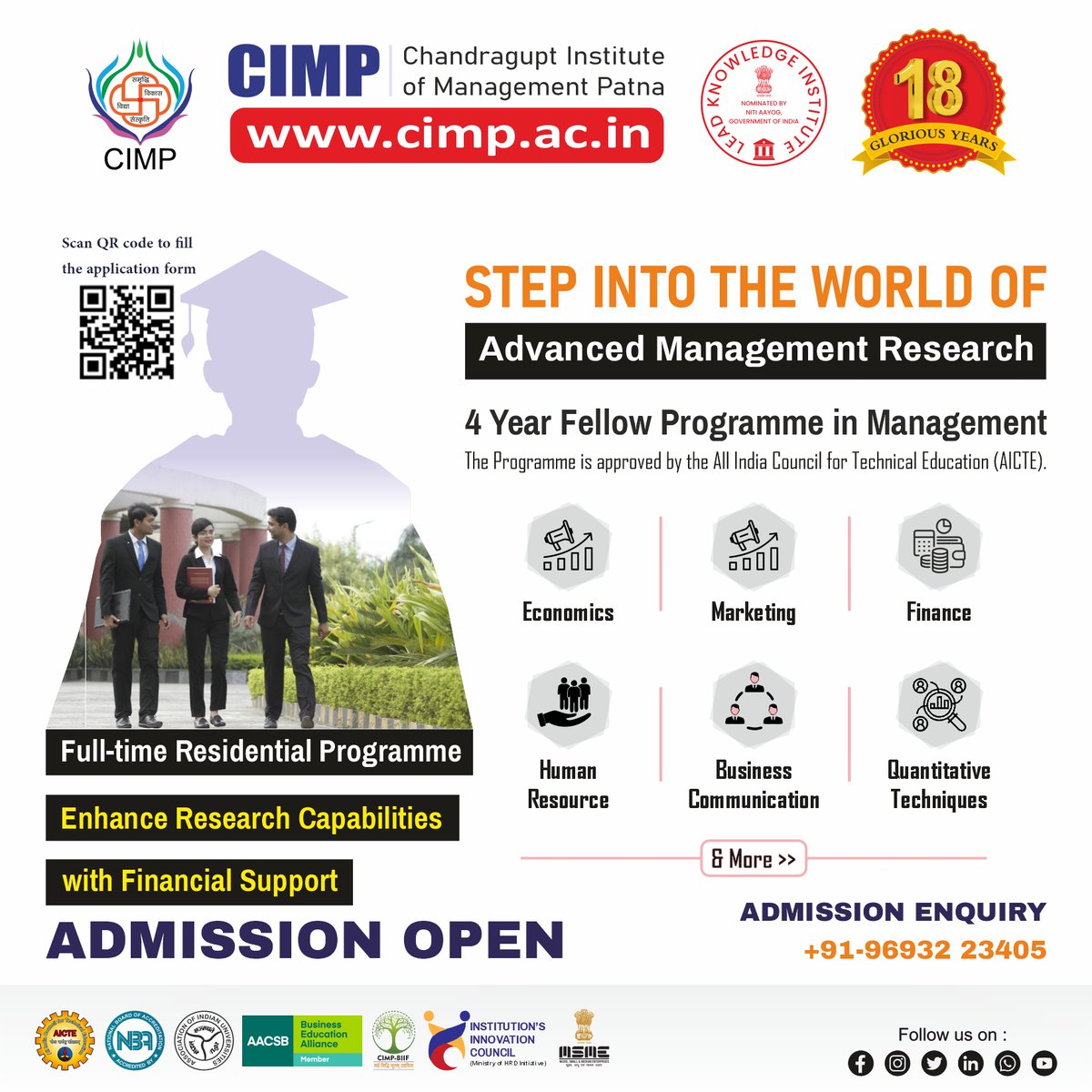 Chandragupt Institute of Management Patna (CIMP) tweet media