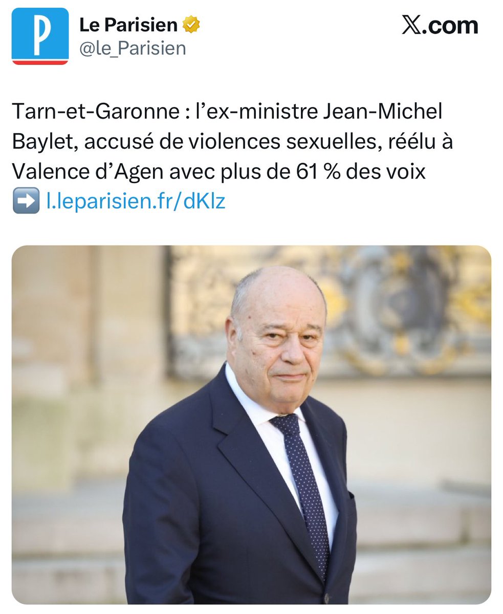 J’ai vraiment plus envie de me battre pour ce pays de cons. 
#Municipales2026 #Municipales #Baylet