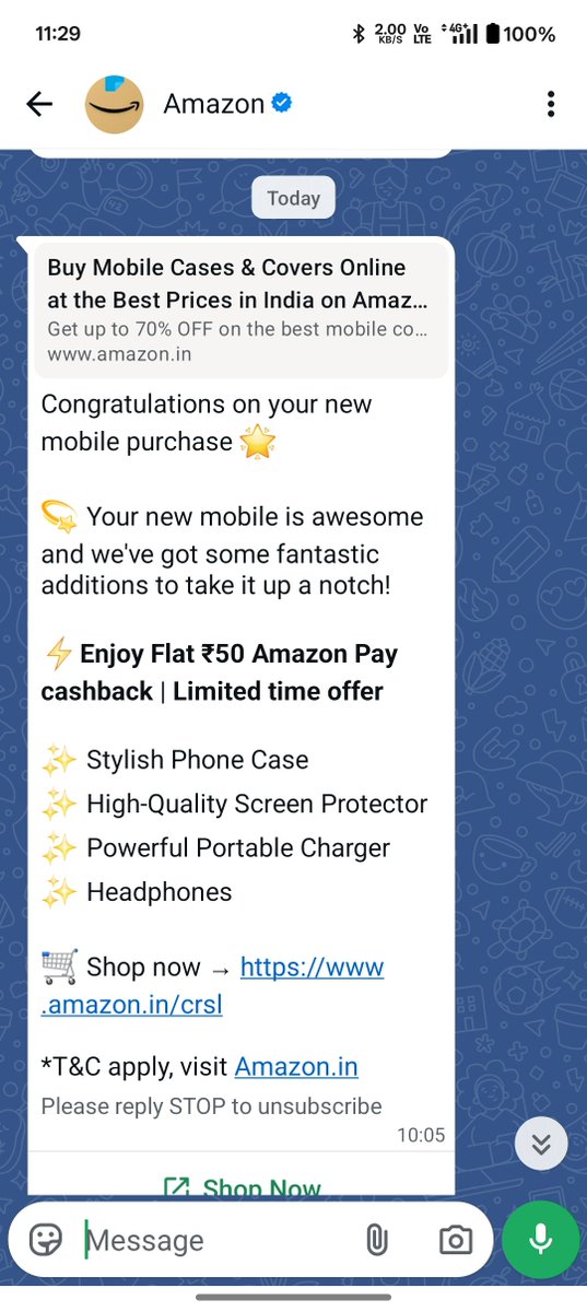 09Tigerr's tweet photo. @amazonIN @AmazonHelp @JeffBezos 
No response, responsibility and resolution 
Worst app to order from 👎🏻👎🏻👎🏻 https://t.co/I1fwAZMQrK
