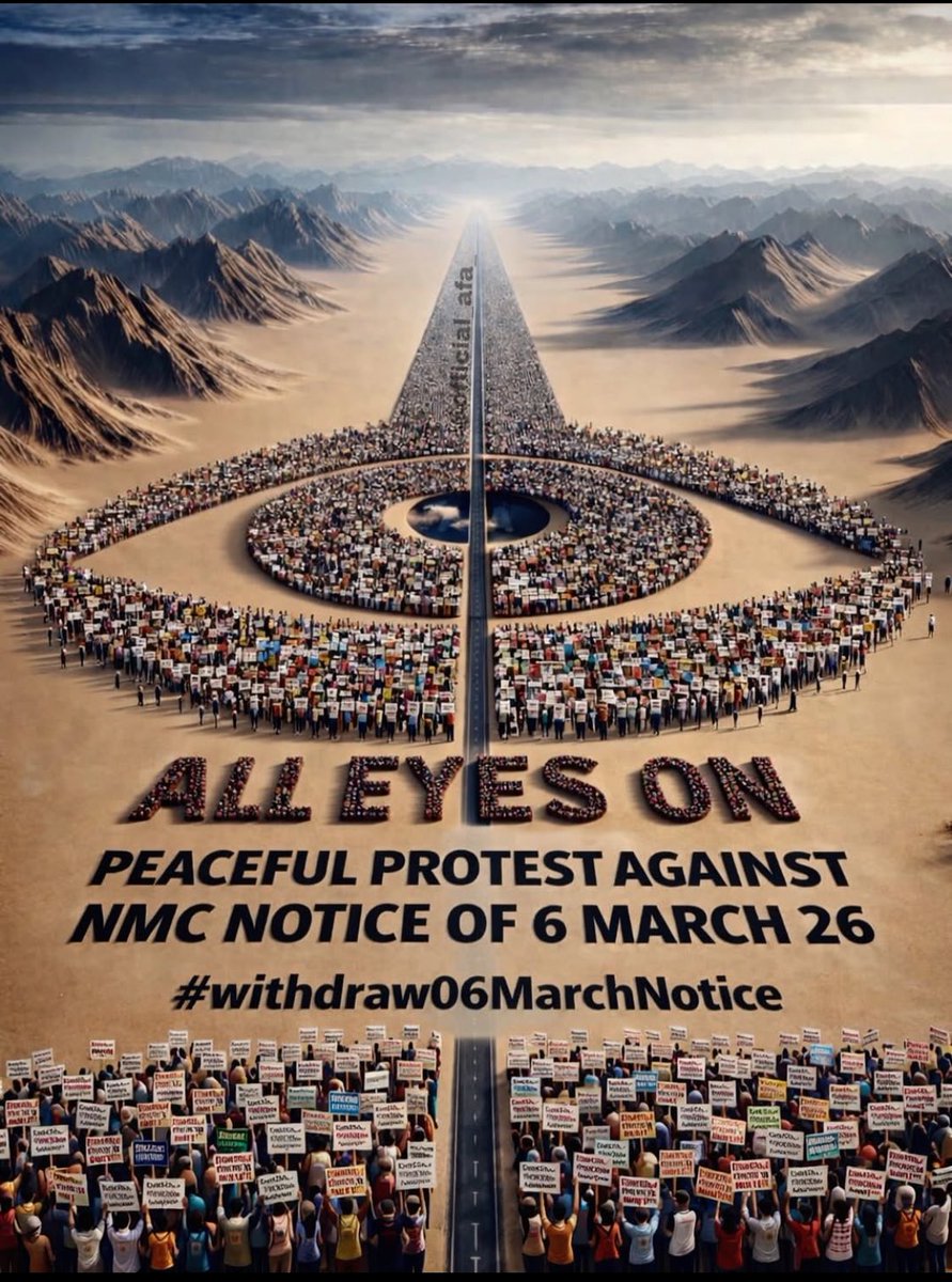 akagat12's tweet photo. #justiceforfmg #withdrawnmcnotice
@NMC_BHARAT
@official_afa_ https://t.co/K4QFt48n0Q