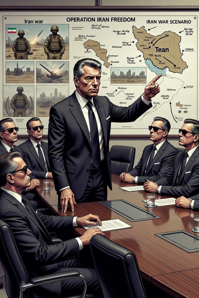 I’m pretty sure the deep state hired Vince McMahon for the #iranwar script. The drama, the characters, the heels… just wait until Summer Slam…