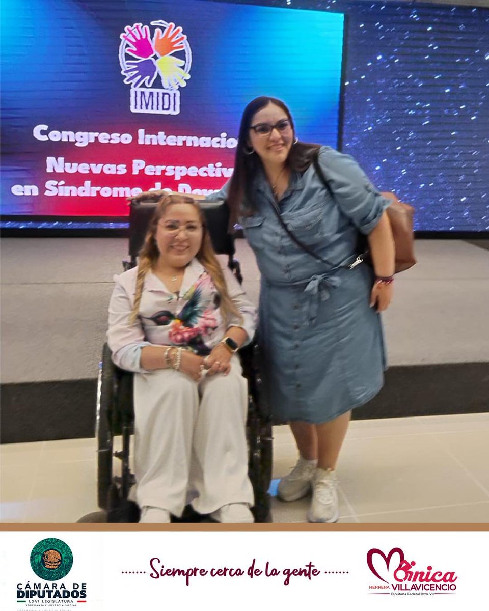 MONICA_HEVILLA's tweet image. #♿️🇲🇽

Este fin de semana estuve presente en la clausura del Congreso Internacional “Nuevas Perspectivas en Síndrome de #Down”, organizado por el Instituto Mexicano de Investigación y Desarrollo Integral (#IMIDI) y realizado en la @AnahuacXalapa 

Fue un espacio muy valioso para