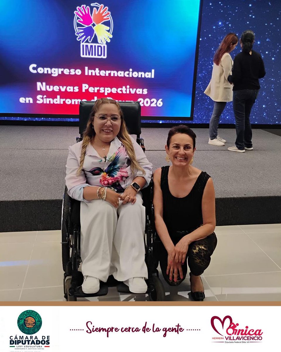 MONICA_HEVILLA's tweet image. #♿️🇲🇽

Este fin de semana estuve presente en la clausura del Congreso Internacional “Nuevas Perspectivas en Síndrome de #Down”, organizado por el Instituto Mexicano de Investigación y Desarrollo Integral (#IMIDI) y realizado en la @AnahuacXalapa 

Fue un espacio muy valioso para