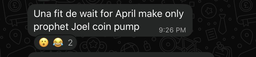 I can’t just laugh alone 😂 
PJO is the bull run 

#bullrun 
#wkc