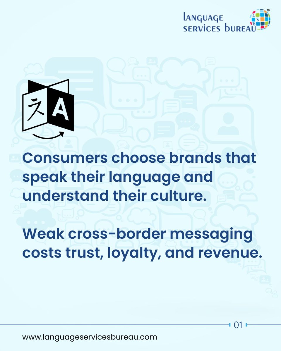 language_bureau's tweet photo. Expanding into international markets requires more than direct translation.
Language Services Bureau helps businesses bridge language gaps with professional translation, localization, and multilingual communication.
#GlobalExpansion #CrossBorderCommunication #LanguageServices https://t.co/gcE4dbMU1W