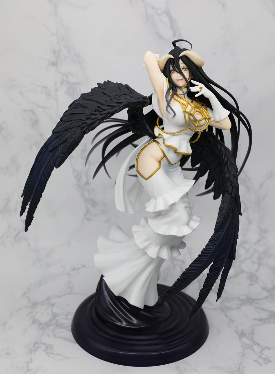 【2種セット】オーバーロード　アルベド T-mostフィギュア オーバーロード T-most アルベド フィギュア～純白の悪魔ver