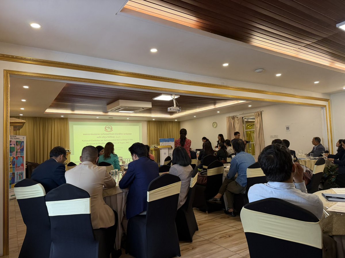 sushilbaral's tweet image. A significant milestone for public health in Nepal! @HERDIntl is proud to be providing technical input to finalise National Guideline for Antimicrobial Stewardship in Health Facilities. In collaboration with @MOHPnepal &amp;amp; WHO, this is being finalised today in a workshop #AMR #AMS
