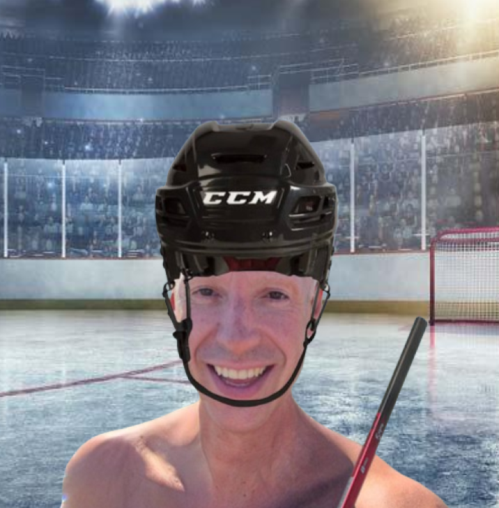At the rink! - Where the puck bunnies at?  

Hockey want boing boing!