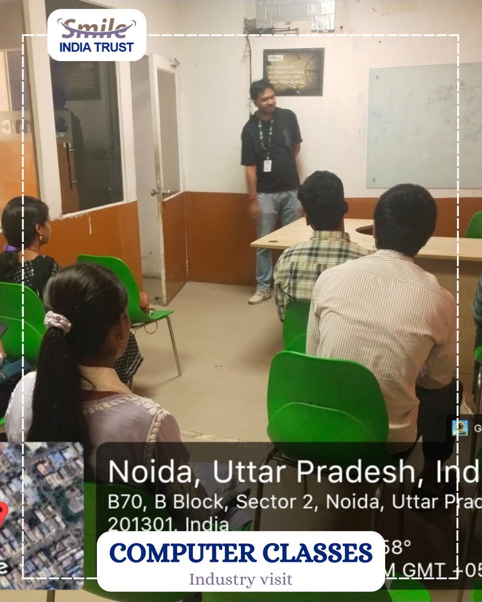 smileindiatrst's tweet image. Education becomes truly powerful when learning steps outside the classroom and enters the real world. 💻✨
Our Smile India Trust computer class students recently had the opportunity to experience an industry visit in Noida, Uttar Pradesh. 

#SmileIndiaTrust #IndustryVisit