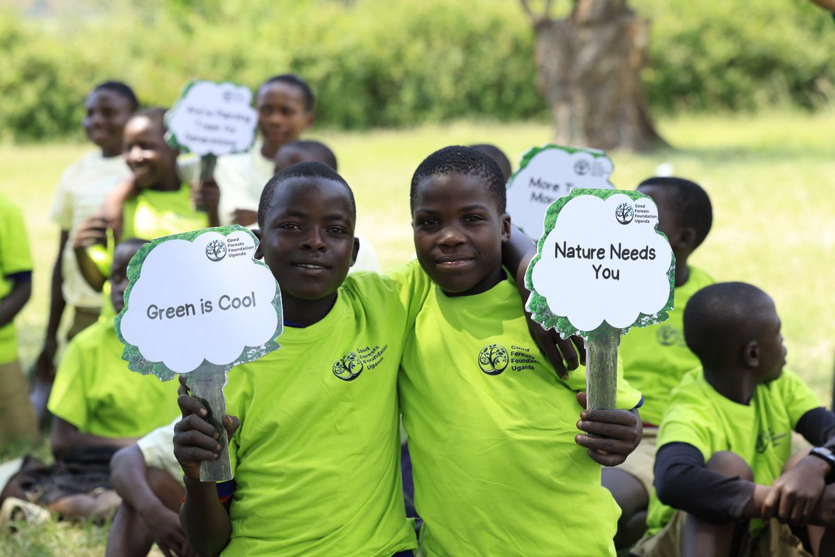 phiona_nam53267's tweet photo. During this Water and Environment Week , Good Forests Foundation is taking meaningful steps to turn conversations about conservation into action

On 19th March, the foundation will lead tree planting activities in Hoima and Rukungiri, followed by another planting event in Fort Portal on 25th March in recognition of International Day of Forests

These activities highlight the foundation’s ongoing mission to restore forests and mobilize communities toward a greener and more sustainable Uganda.
#RestoringForests  | @GoodForestsUg