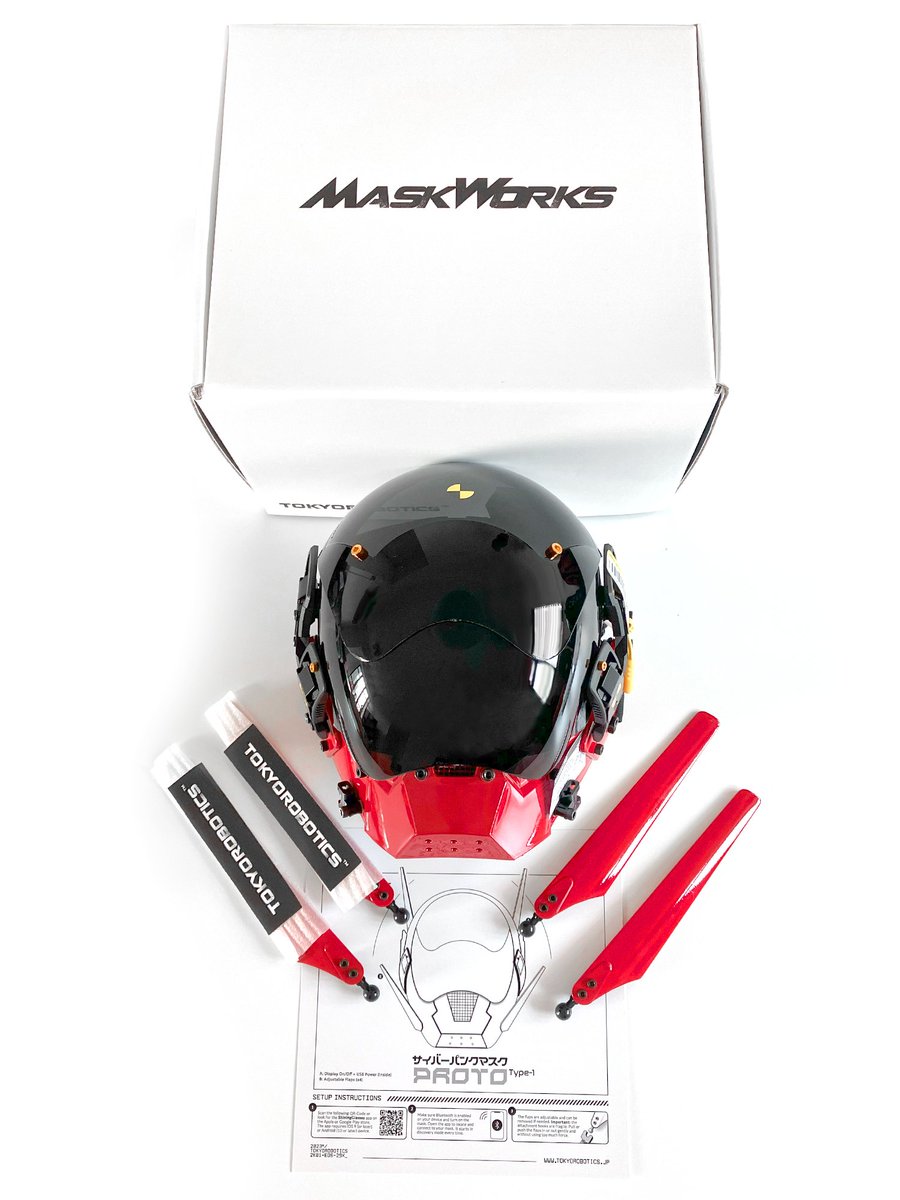 TOKYOROBOTlCS's tweet photo. TOKYOROBOTICS MaskWorks™  Cyberpunk Mask PROTO Type-1 RED 〰️ Limited Edition
.
.
.
#CyberpunkMask #Cyberpunk #MaskWorks #サイバーパンク #コスプレ #コスプレする https://t.co/Y2i9FtEKfN
