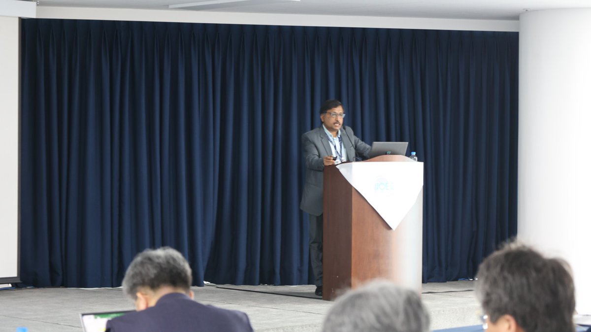 incoismoes's tweet image. 🎙️ Plenary Highlight at #IOGOOS2026
Dr. Balakrishnan Nair, Director @INCOIS, speaks on:
🌊 Sustained Ocean Observation Networks in the Indian Ocean for Services &amp;amp; Climate Studies
Strengthening ocean monitoring for better climate &amp;amp; marine services.
#OceanScience #IndianOcean