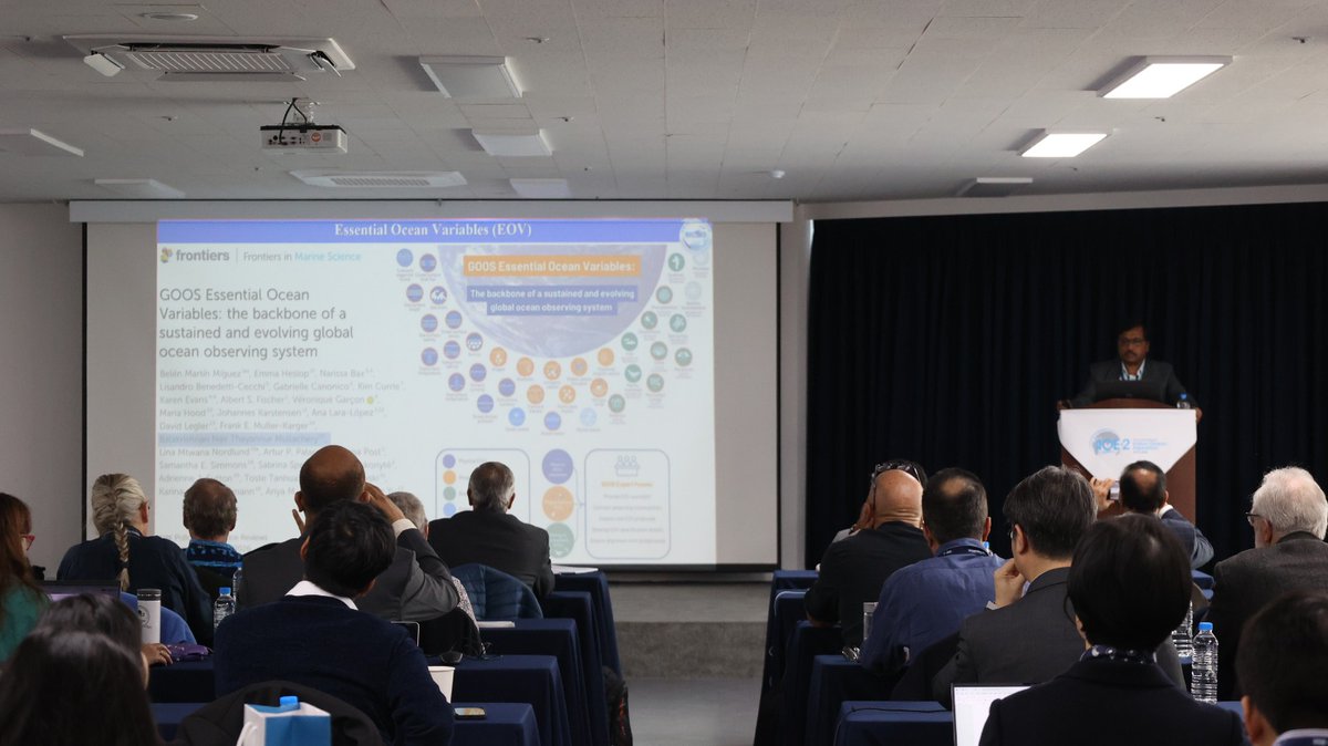 incoismoes's tweet image. 🎙️ Plenary Highlight at #IOGOOS2026
Dr. Balakrishnan Nair, Director @INCOIS, speaks on:
🌊 Sustained Ocean Observation Networks in the Indian Ocean for Services &amp;amp; Climate Studies
Strengthening ocean monitoring for better climate &amp;amp; marine services.
#OceanScience #IndianOcean