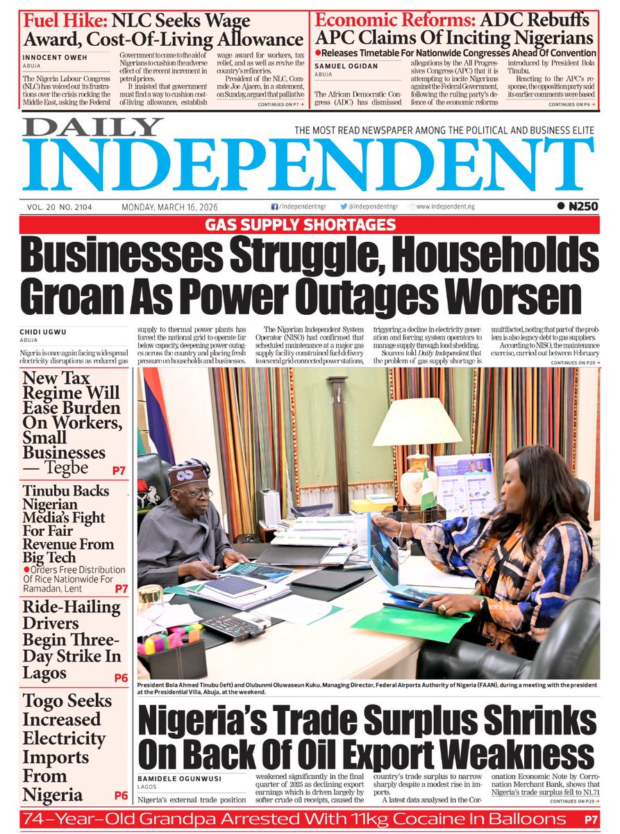Independent Nigeria tweet media
