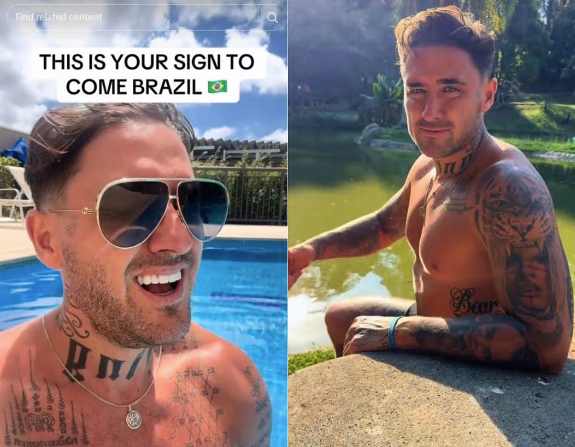 TheBigBroTea's tweet image. Remember Stephen Bear? You know he used to be on The Challenge and then went on to be a convicted s*x offender. Well he’s in Brazil now and his 18 year old wife is pregnant #thechallenge #thechallenge42