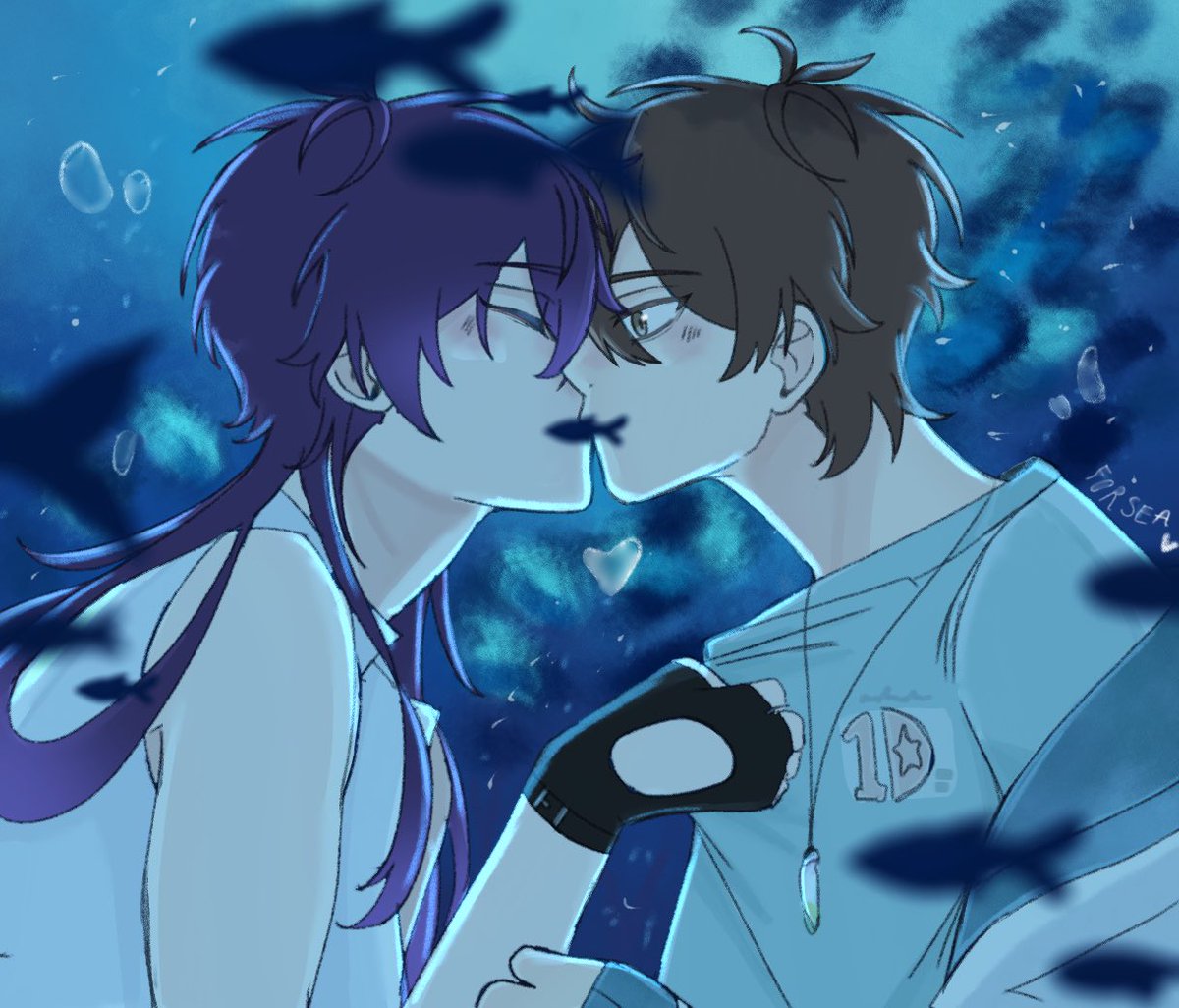 forseaserenade's tweet photo. ‘I feel the rush, addicted to your touch’
my first eirin piece 🤠 (my friend requested me to draw them so why not)
idk uhh eirin aquarium date and rinchan surprise kiss his niisan idk
#NUcarnival #NUカーニバル #Eiden #Rin #EiRin https://t.co/NghksCImaT