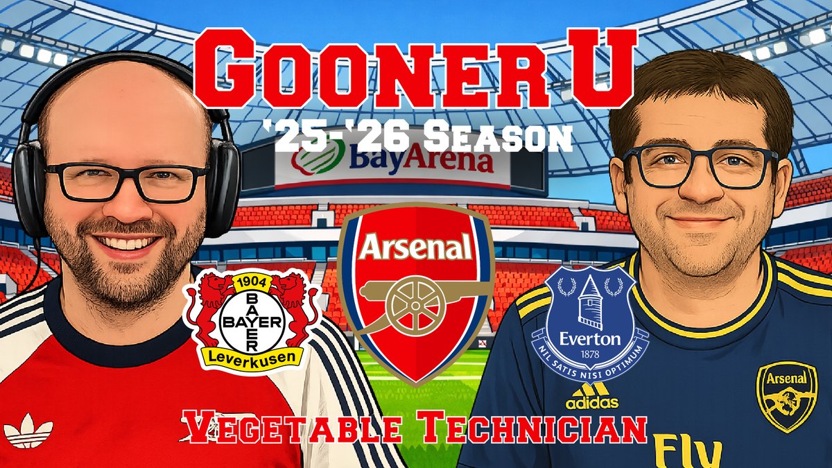 GoonerUShow's tweet photo. ⚽️ Gooner U is back! We’re breaking down Max Dowman’s breakout heroics, Arsenal’s draw at Bayer Leverkusen, dodgy refereeing, new football law changes, FA Cup youth cameos, and the latest title race drama!

#Arsenal #COYG #PremierLeague #ChampionsLeague

https://t.co/P0A0u6RgG7 https://t.co/upKe3SumER