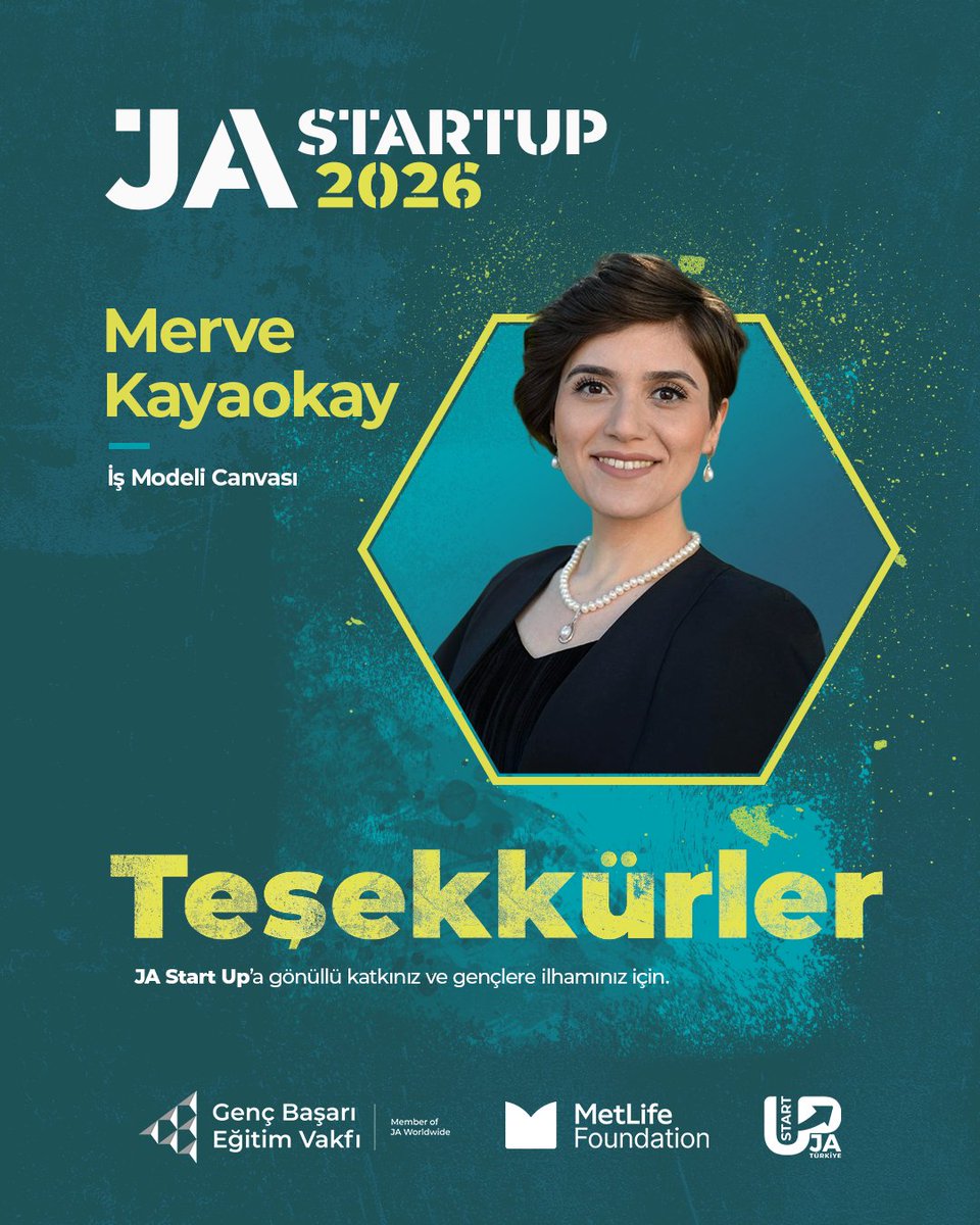 Genç Başarı Eğitim Vakfı-JuniorAchievement Türkiye tweet media