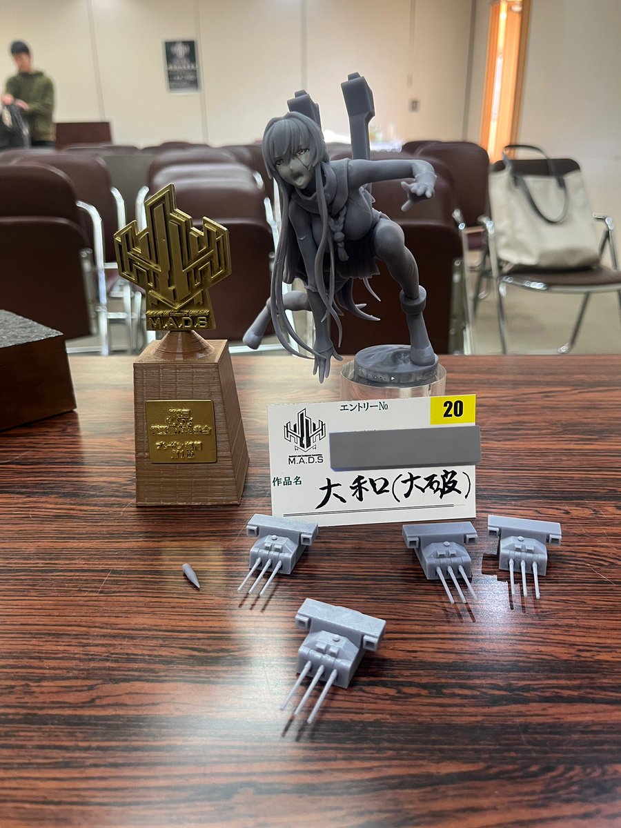 昨日は本当にありがとうございました😭
完成できなかったのが悔しいですが賞をいただいでとても嬉しかったです🙏😊