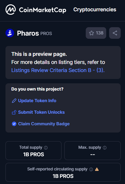 ryan_na07's tweet photo. @pharos_network has raised another $24.74 million in funding and now they have a total of $32.74M  ^•^  and as the team claimed.

MEGA MARCH for Pharos just got even bigger! and  there is a total supply of 1B #PROS 

TGE happening midweek next month 
🚀Bullish on #Pharos #RealFi https://t.co/4TDe0PbQIY