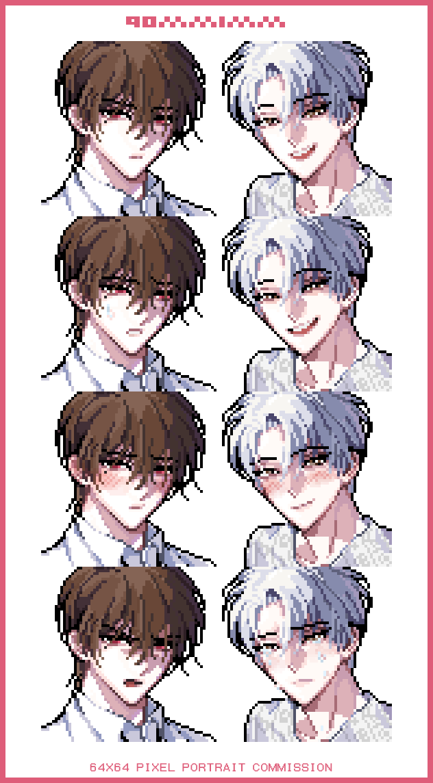 90mmimm's tweet photo. · Pixel Portrait Commission · https://t.co/8o5B5bCEZn