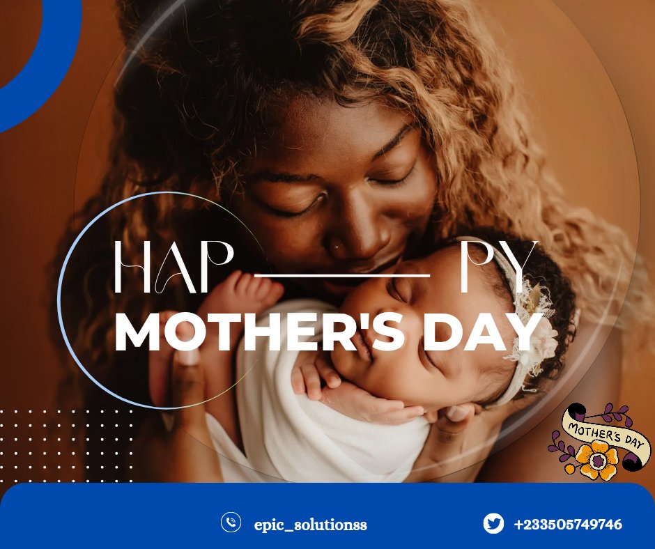 epic_solutionss's tweet photo. Celebrating all the mothers for their selflessness and never ending love. Happy Mother's day🙏❤️
#Happymothersday 
#Mothersday https://t.co/mBO6za39bf