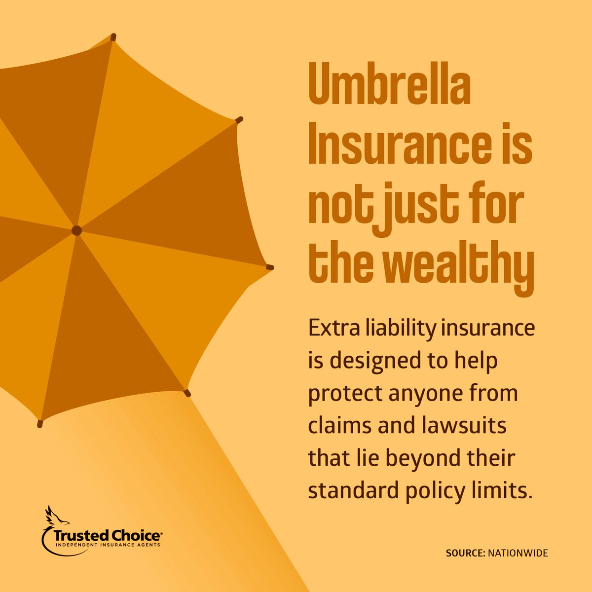 Do you think umbrella insurance is only for the wealthy? Think again!