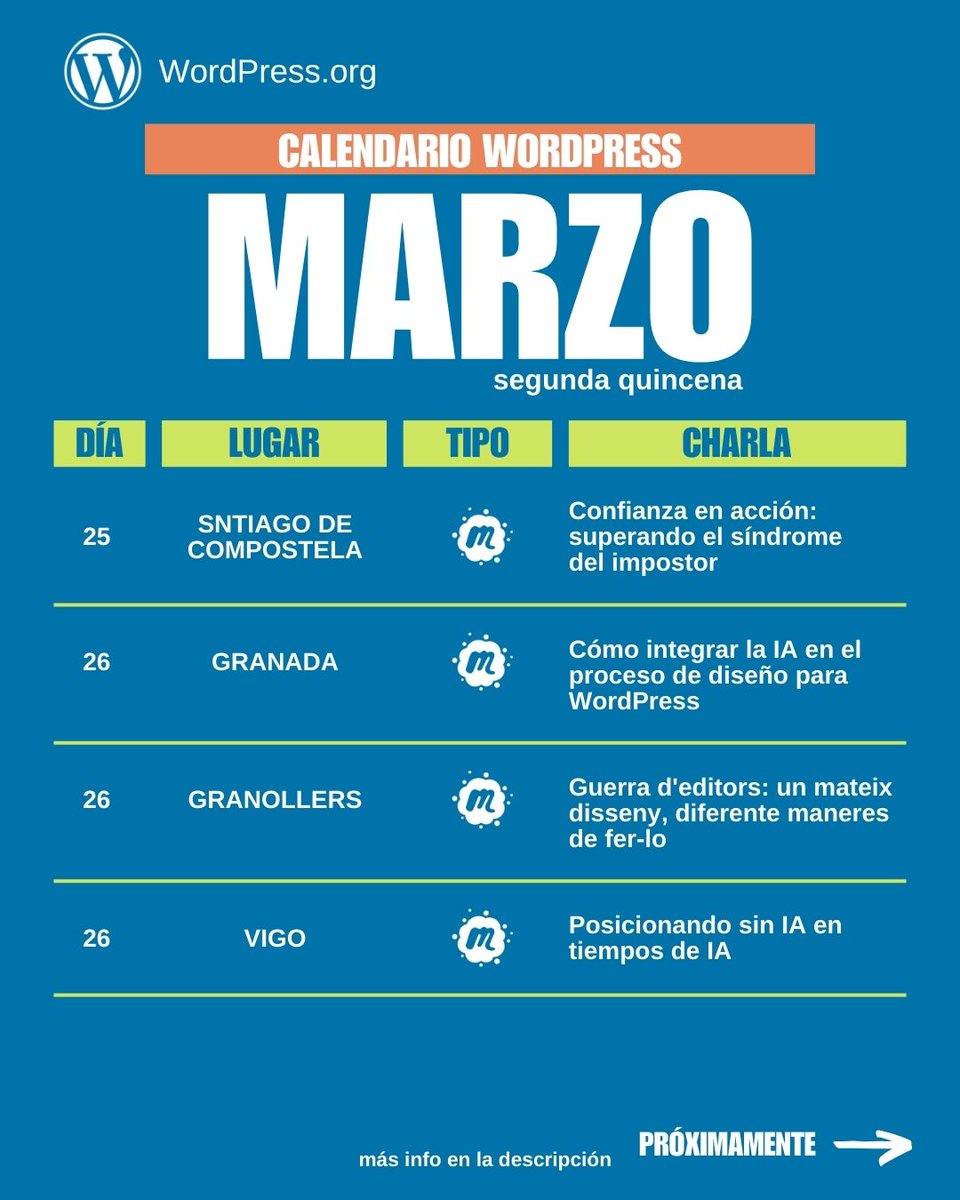 WordPress España tweet media