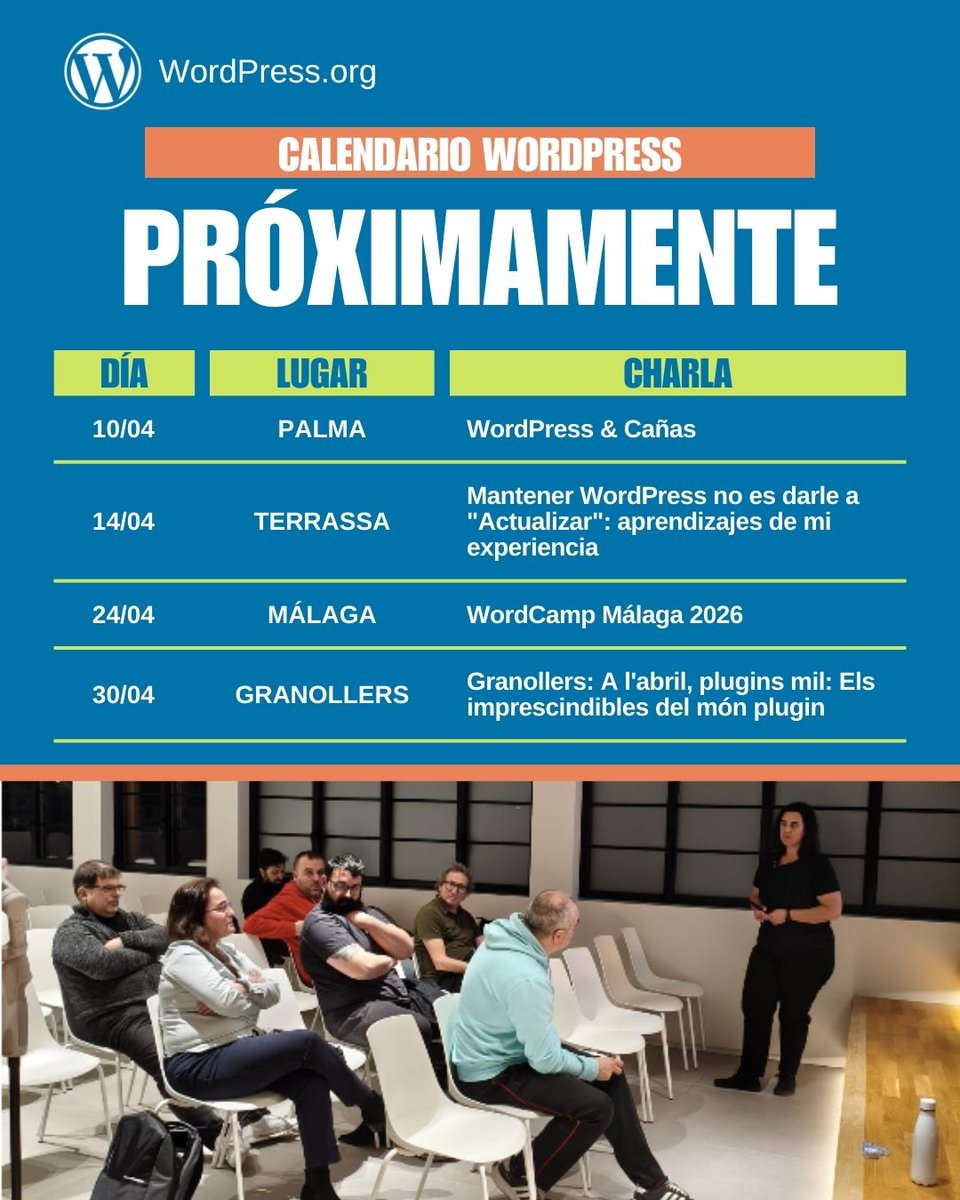 WordPress España tweet media