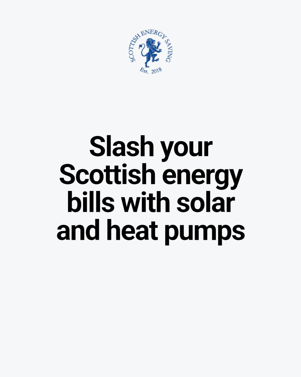 ScotlandEnergy's tweet image. Hey, you! Tired of rising energy bills in Scotland? Combining solar panels with heat pumps can keep your home warm year-round while slashing costs. Ready for smarter, greener comfort? #ScotlandGoesSolar #NetZeroScotland