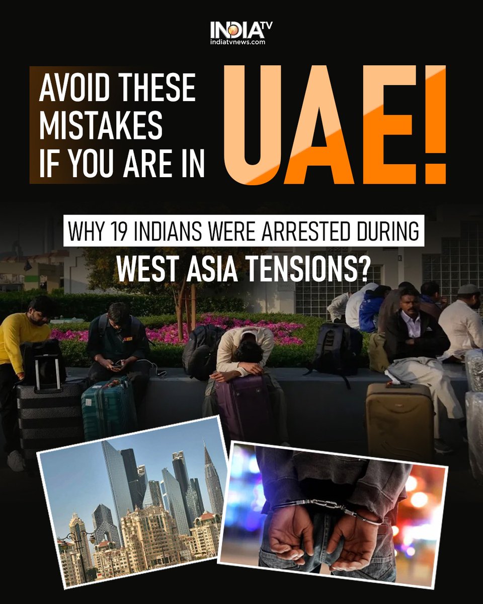 indiatv's tweet image. Amid rising regional tensions in Middle East, the UAE has ordered the arrest of 35 individuals in connection with the circulation of misleading and fabricated content on social media

Read more here:
tinyurl.com/j456hyuu

#iranisraeluswar #unitedarabemirates #socialmediapost