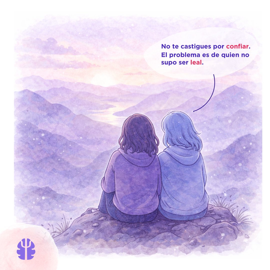 psicologiamente's tweet image. 👉 Estas experiencias pueden dejar huella y tendencia a sobreprotegerse. En esos casos, la psicoterapia puede ser un espacio para sanar la experiencia y aprender a relacionarse desde un lugar más seguro. Psicologiaymente.com

#psicologia #confianza #lealtad  #terapia