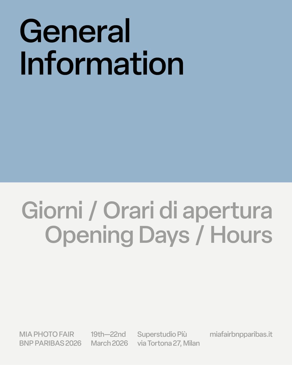 MIA Photo Fair BNP Paribas tweet media