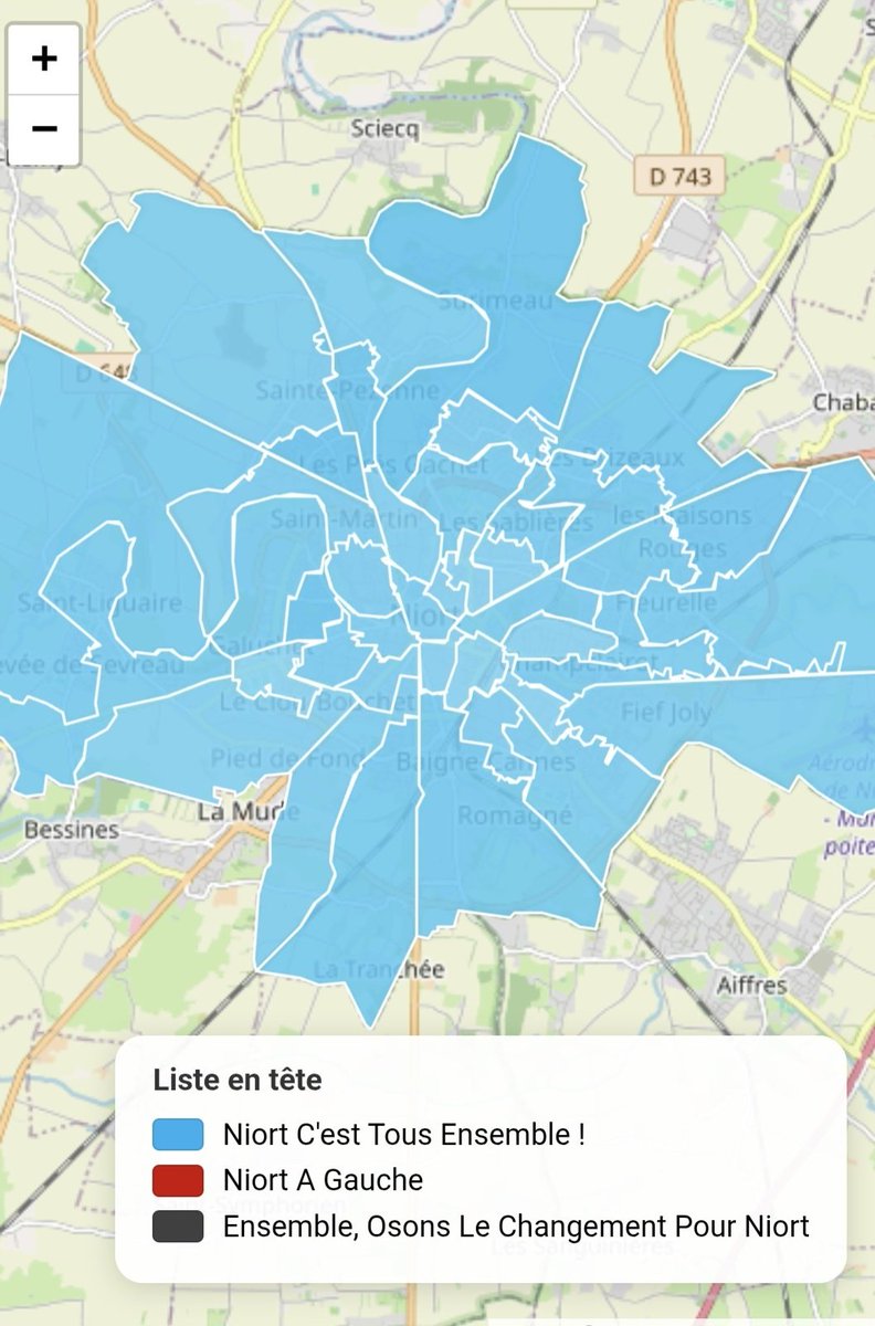 Notre liste Niort c'est tous ensemble menée par Jérôme Baloge est en tête dans 42 bureaux sur 42 ! ✌️
Dans toute la ville, la confiance des Niortais s'est exprimée largement, y compris dans les quartiers populaires ! ➡️ #Niort #Municipales2026