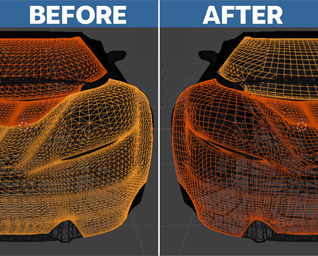 ai_solutions25's tweet photo. This is what happens when you import a photogrammetry scan into Blender.

Triangle soup. Every time.

I got tired of spending an hour cleaning it before I could start working. So I built something. 

Available on superhivemarket: https://t.co/7pZhnmKHnF https://t.co/WSVFAbYiao