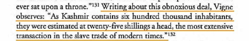 On this day in year 1846. Kashmir valley with it's inhabitants and resources, was sold by the British to a warlord for a sum of just 7.5 million Nanakshahi Rupees “to the absolute power of one of the meanest, most avaricious, cruel and unprincipled of men that ever sat upon a