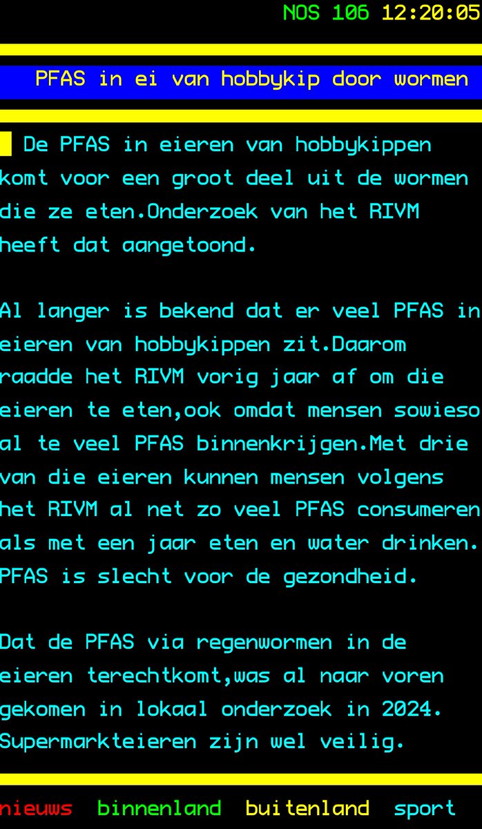 Die uit Oekraïne zijn ook veilig 
Of zitten die vol met dioxine