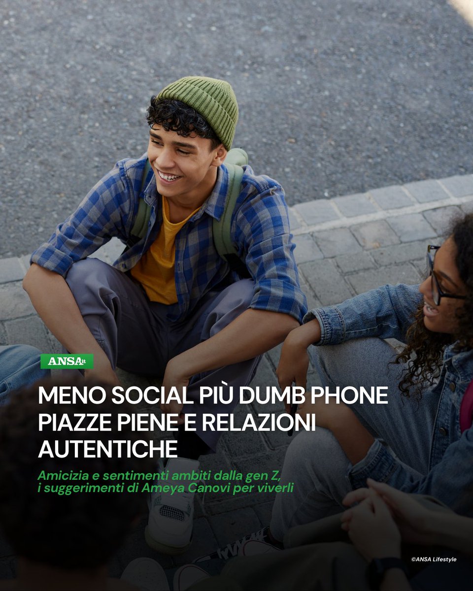 Mentre gli esperti coniano una nuova sindrome da ‘fobia sociale’ legata all’uso dei social, si assiste ad un bisogno crescente da parte di ragazzi e ragazze di volersi liberare della schiavitù da telefonino e fare amicizie autentiche.
#ANSALifestyle
➡️ bit.ly/4uLCiKC
