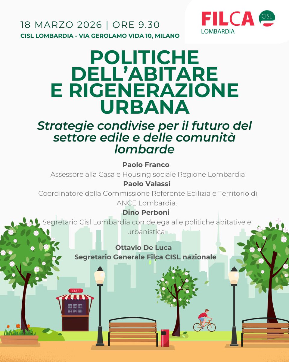 Filca Cisl Lombardia tweet media