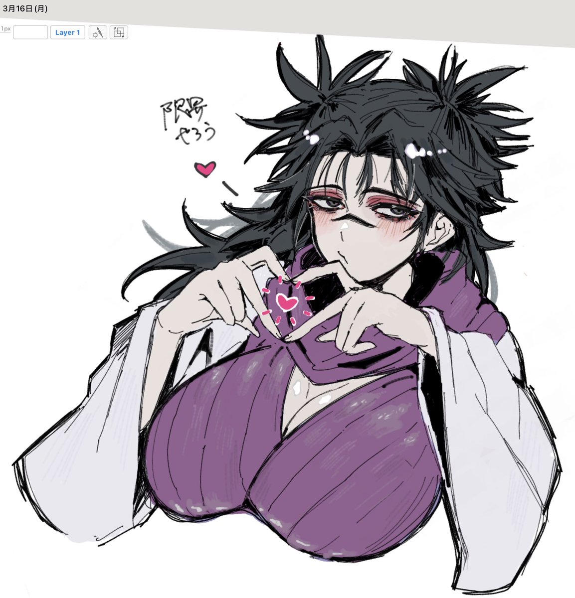 人様の絵チャにお邪魔しておりました　　女体化の姉です