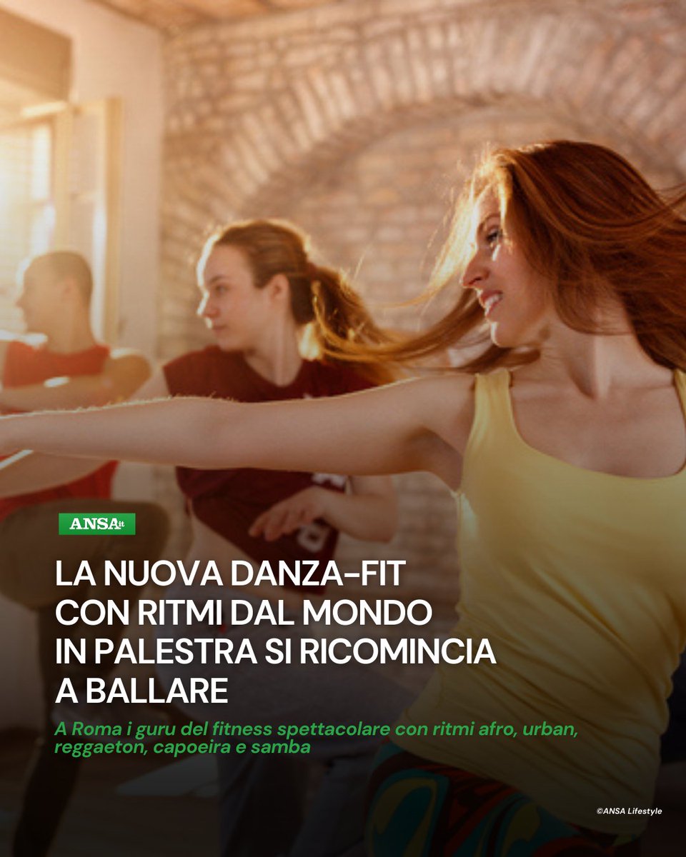 Il fortissimo trend della “dance fit” risuona nei templi del fitness mondiali con ritmi esplosivi e provenienti da musiche e balli del mondo e ora, in occasione del Dance Fit Festival 2026, da Miami è sbarcata a Roma.
#ANSALifestyle
➡️ bit.ly/4bx9lJD