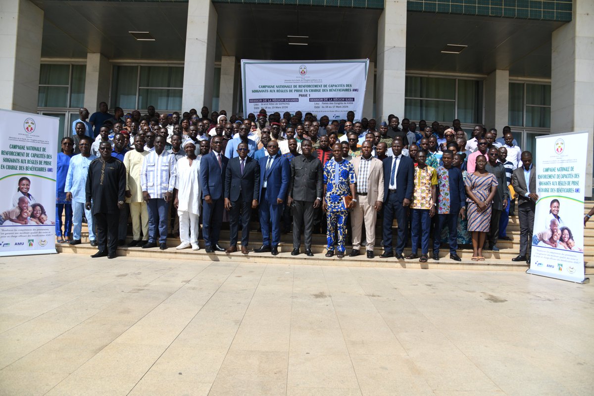 SSEQCU_TOGO's tweet photo. Près de 2500 prestataires de soins issus des 5 régions du Togo renforcent leurs capacités sur les règles de prise en charge des assurés dans le cadre de l’AMU 

#accèsuniverselauxsoins #AssuranceMaladieUniverselle  #CSU
@CommunicationTg @presidencecstg @OMSTogo @SandraA_JOHNSON https://t.co/wRAAcuiB0g