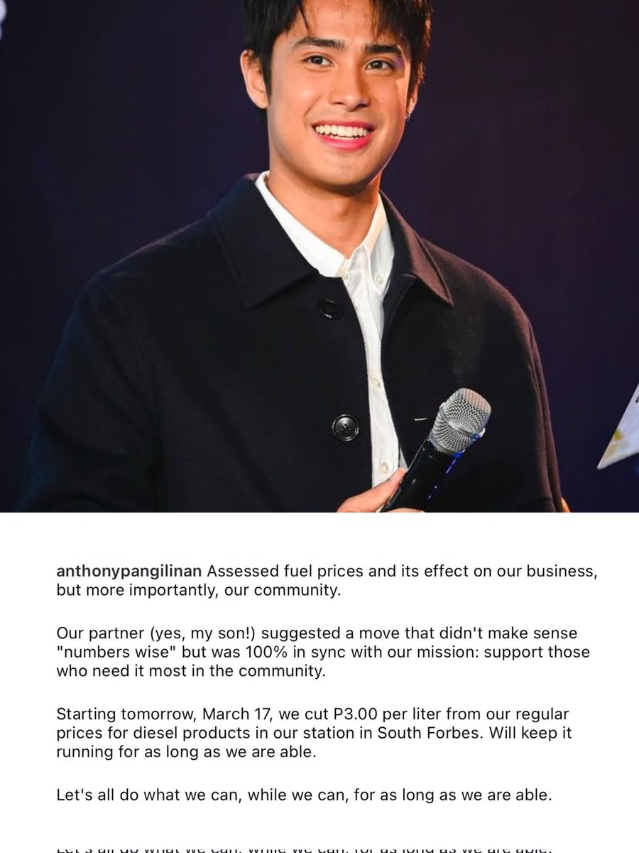A true blessing to the community
#DonnyPangilinan