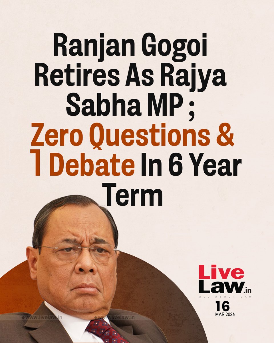 Former Chief Justice of India Ranjan Gogoi's term as a nominated member to the Rajya Sabha has come to an end.
Read more: bitl.to/5m14
#RanjanGogoi #RajyaSabha