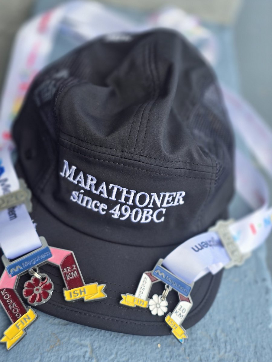 RefiloeDiale7's tweet photo. Over the weekend I did a thing. Shocked my body by running my first ever 42KM at Kosmos, then later on ran a 10KM. A total of 52KM all in one day. I am beyond proud of myself. #GodDid  #MedalMonday #FetchYourBody2026 https://t.co/eBXy46DW0q