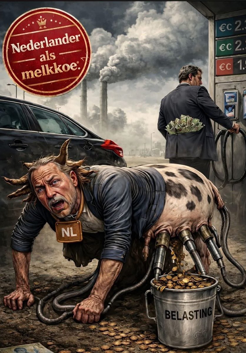 Nederlander als #melkkoe