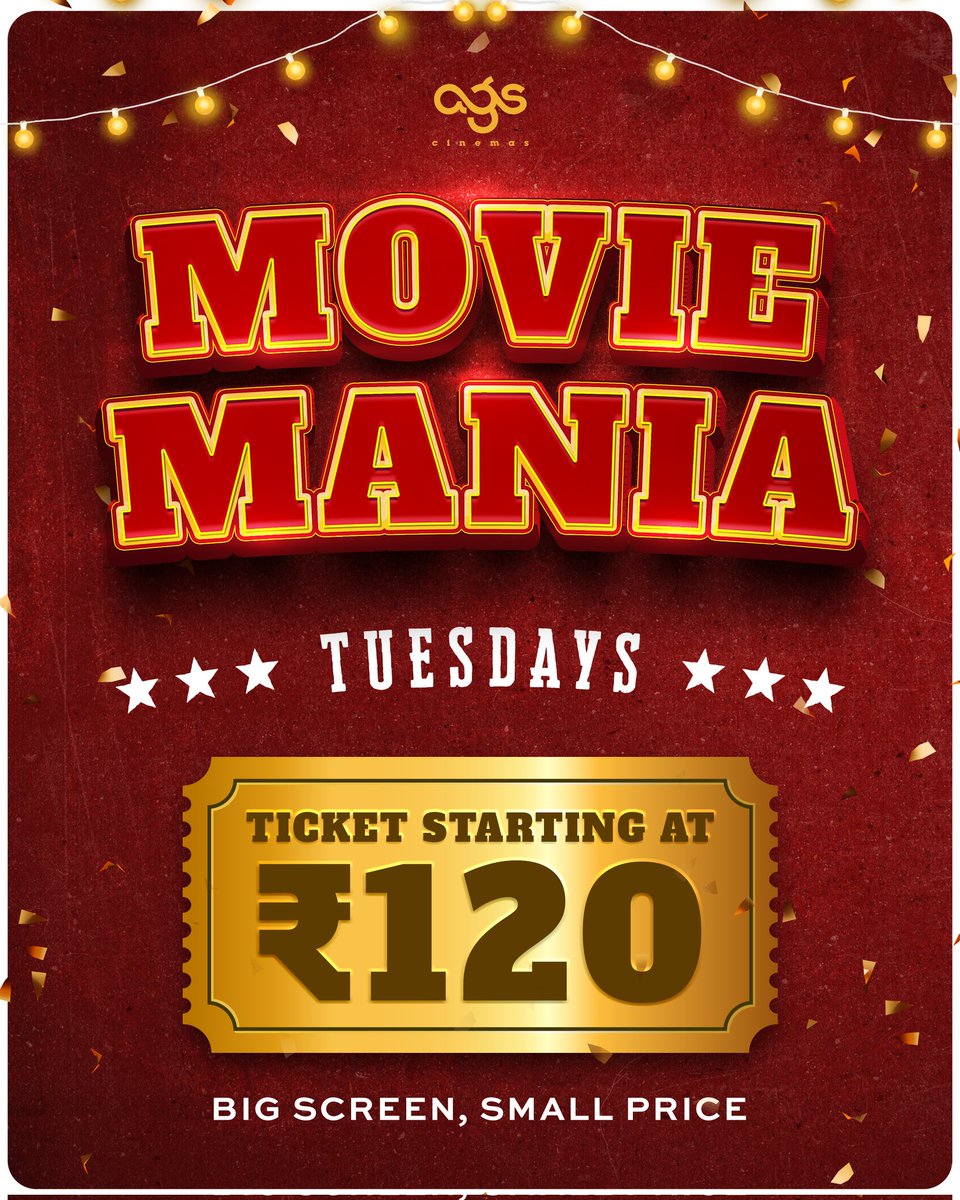 agscinemas's tweet image. This week’s Movie Mania Tuesday is packed with the complete entertainment mix 🔥

Book your tickets now 🎟️ 

🔗linktr.ee/agscinemasbook…

#ThaaiKizhavi #AaranyaKaandam #WithLove #AGSCinemas