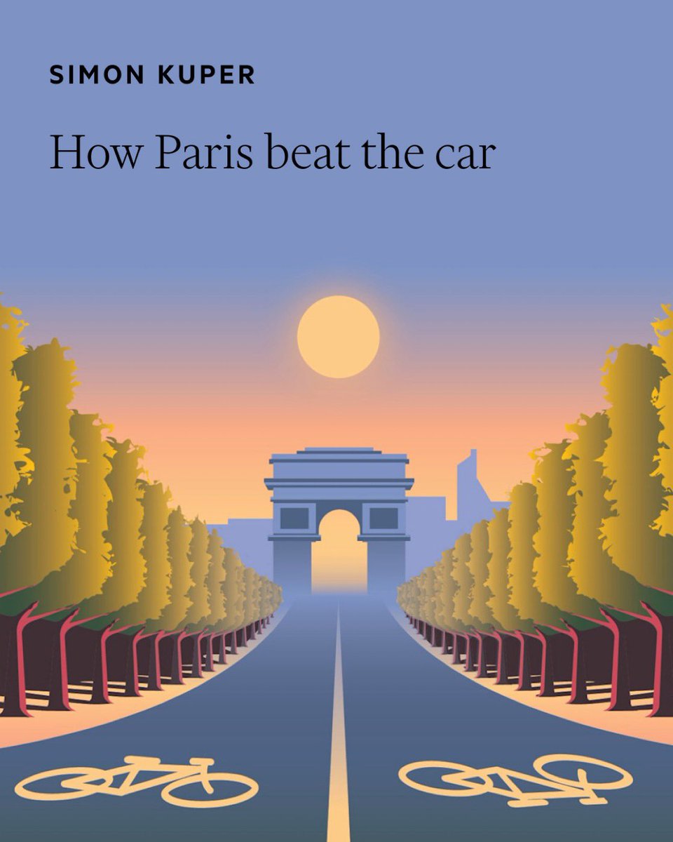 Kulturlesite_'s tweet photo. 🌍 PARIS INFLUENCE LE MONDE !!

Selon le Financial Times, la transition de Paris vers une ville moins dépendante de la voiture en fait un modèle mondial.

Des villes pensées autour de la marche, du vélo et des transports publics seraient celles du futur. https://t.co/Hqv24vPuUN