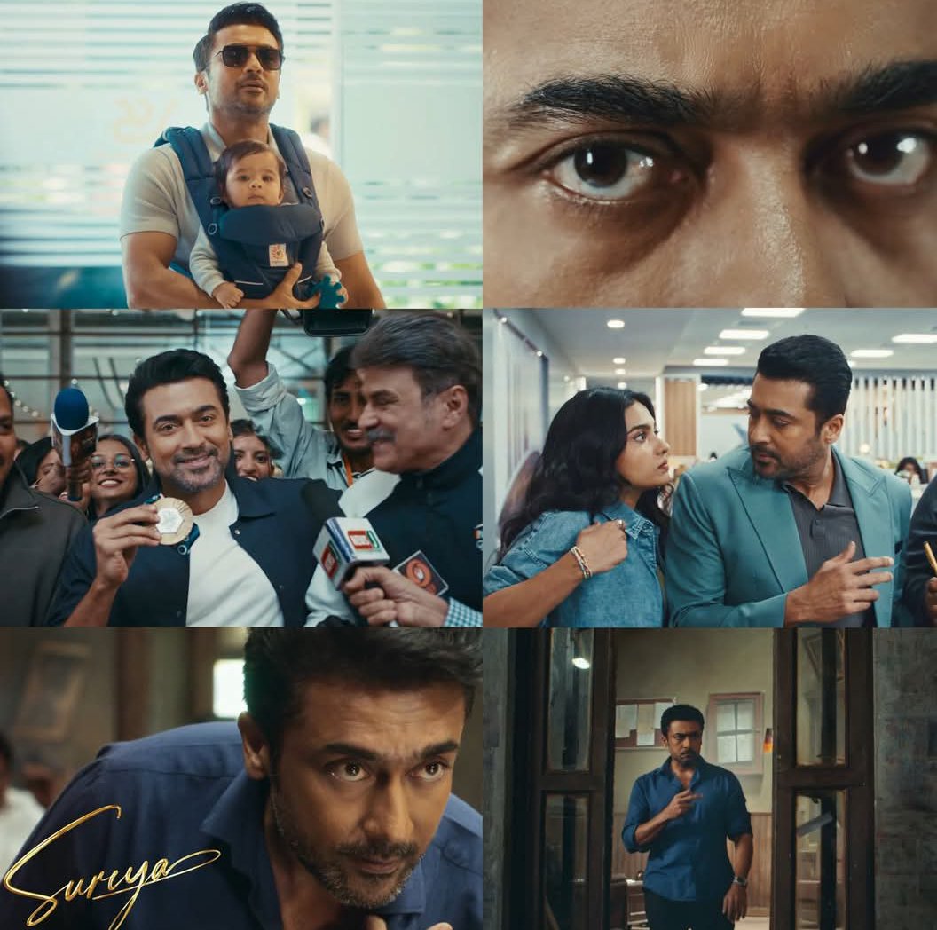 It almost feels like the 2000s Suriya from Ghajini/Vaaranam Aayiram has returned -just aged gracefully by 15–20 years. That same charm, class &amp; calm screen presence.#Suriya can deliver mass, but when it comes to pure class and emotion,very few actors can match the magic he brings